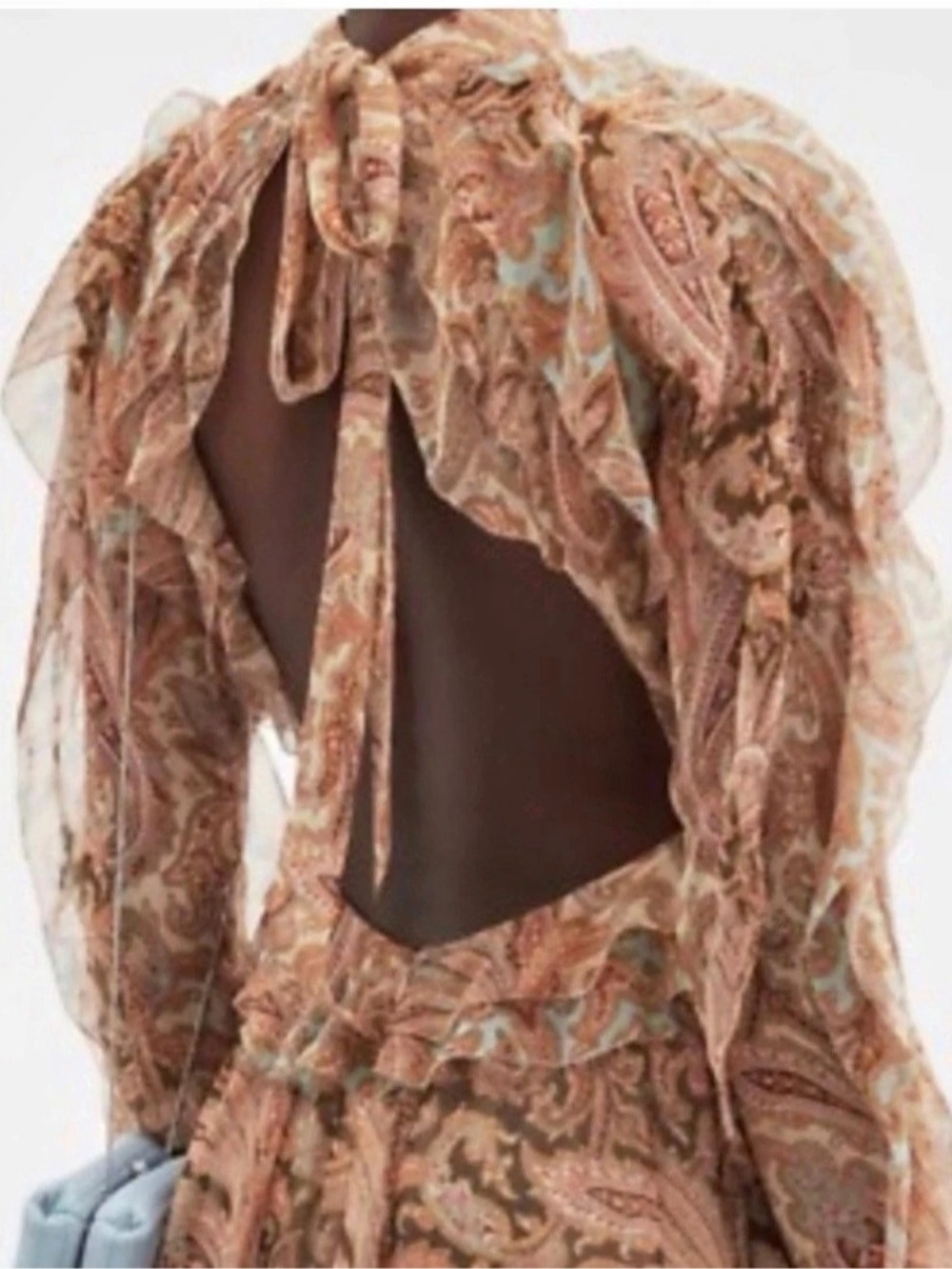 Zimmermann Paisley Ruffle Mini Dress - Picture 5 of 6